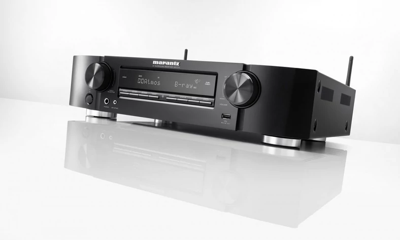 Marantz NR1711 - 7.2-kanałowy amplituner sieciowy z Bluetooth, Wi-Fi, obsługą standardu bezprzewodowych głośników i systemu multiroom  Denon Heos, Asystenta Google i Alexy oraz z wejściem HDMI 8K i obsługą standardów Dolby Visiom i Dolby Atmos