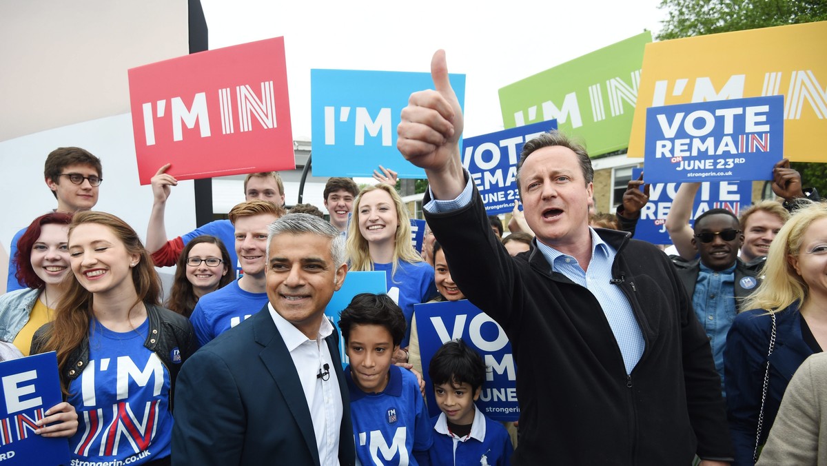 Premier W. Brytanii David Cameron i burmistrz Londynu Sadiq Khan zainaugurowali dziś objazdową kampanię, podczas której zwolennicy pozostania kraju w Unii Europejskiej będą przekonywać wyborców do głosowania za taką opcją w czerwcowym referendum.