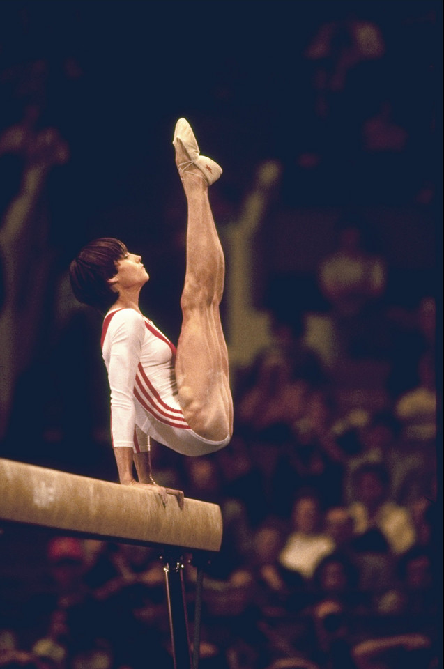 Nadia Comaneci w 1980 roku