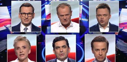 Debata wyborcza w TVP. Potężne starcie na ostatniej prostej kampanii. "Co mu nalano do szklanki?!" [Relacja na żywo]