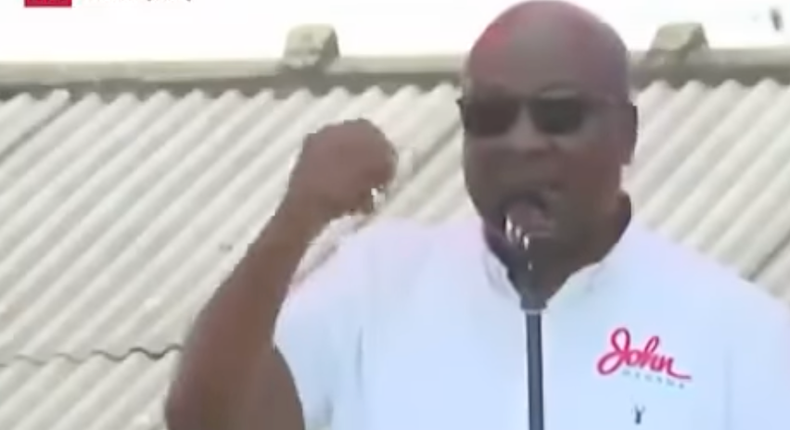 Mahama sparks laughter as he hilariously mimics Bawumia's media encounter