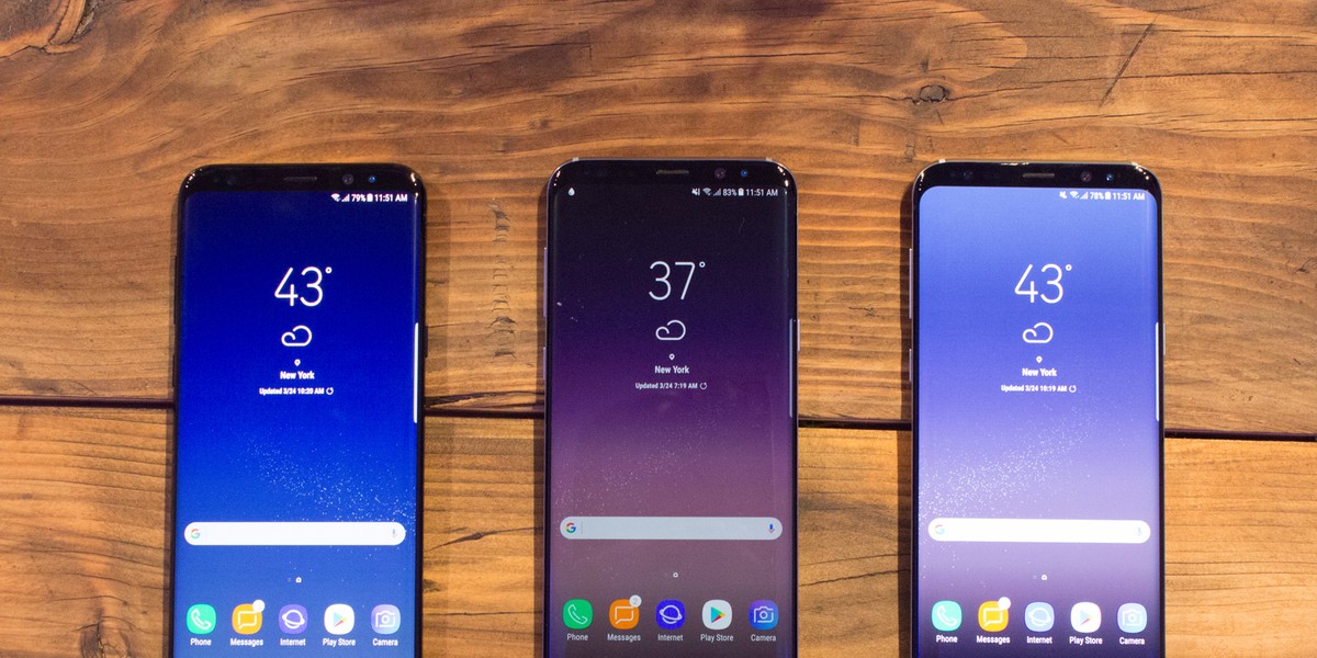 Here's Samsung's newest phone, the Galaxy S8