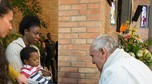 ITALY POPE FRANCIS WASHING OF FEET (Pope Francis during the traditional Washing of the feet)