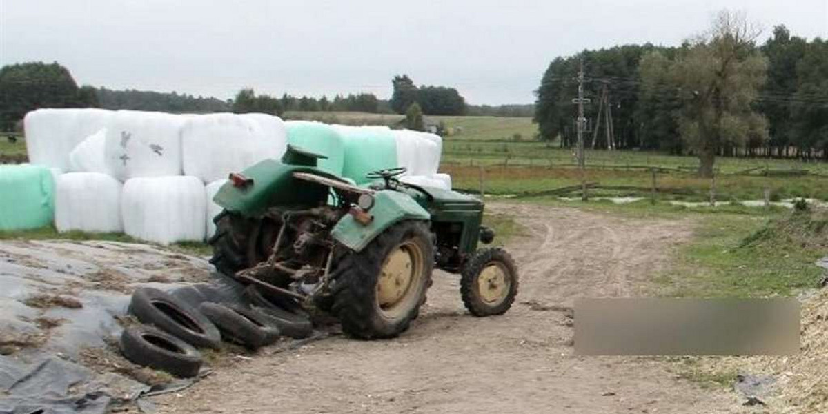 Rodzinna tragedia. Traktor przygniótł rolnika!