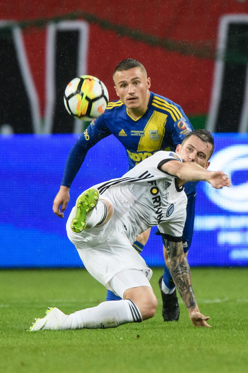 Pilka nozna. Ekstraklasa. Arka Gdynia - Jagiellonia Bialystok. 29.07.2018