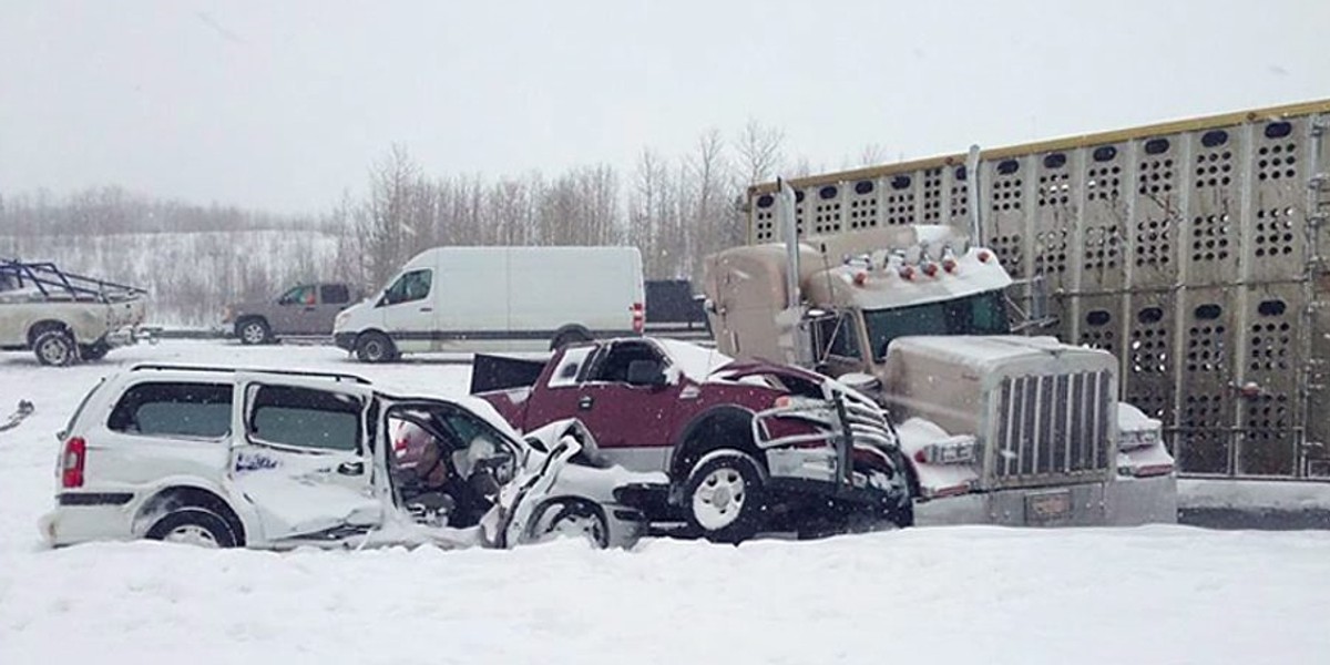 Canada Traffic Pileup