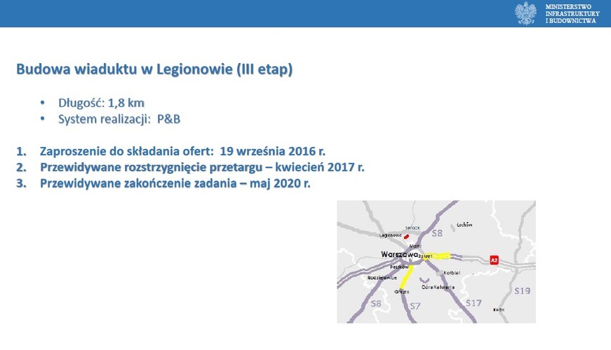Budowa wiaduktu w Legionowie (III etap)