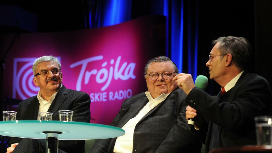 Marek Niedźwiecki, Wojciech Mann i Stefan Friedman (2012)