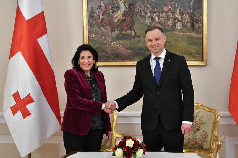 Salome Zurabiszwili, Andrzej Duda