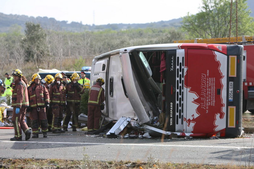 Wypadek autokaru ze studentami z Erasmusa