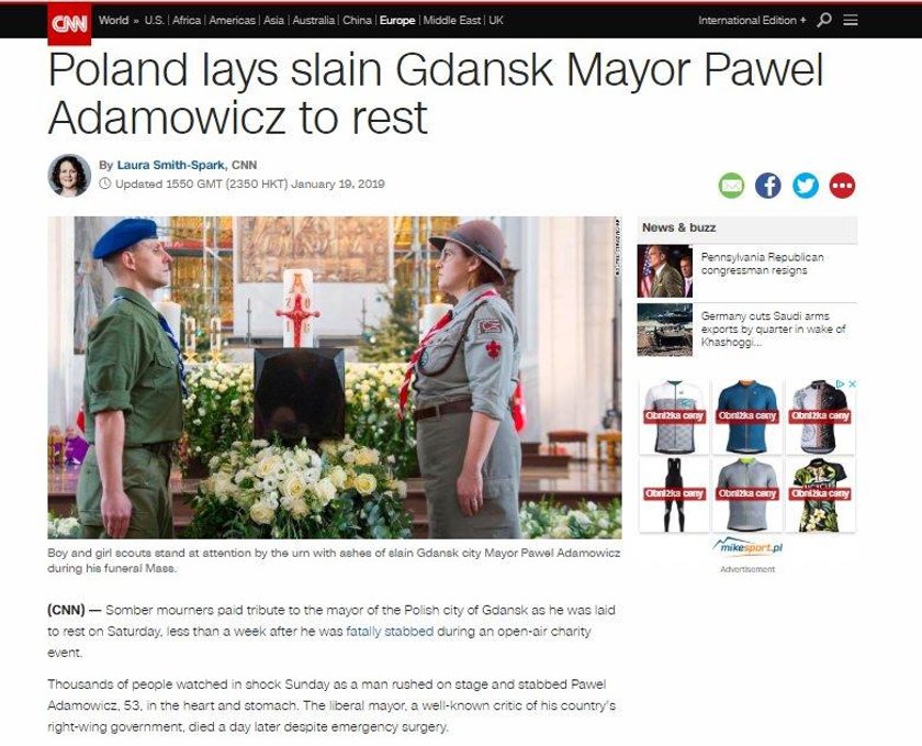 Pogrzeb Pawła Adamowicza