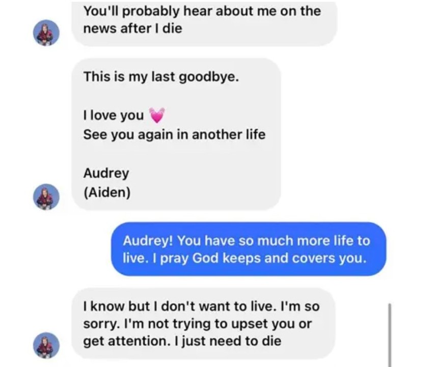 Poslednja poruka Odri