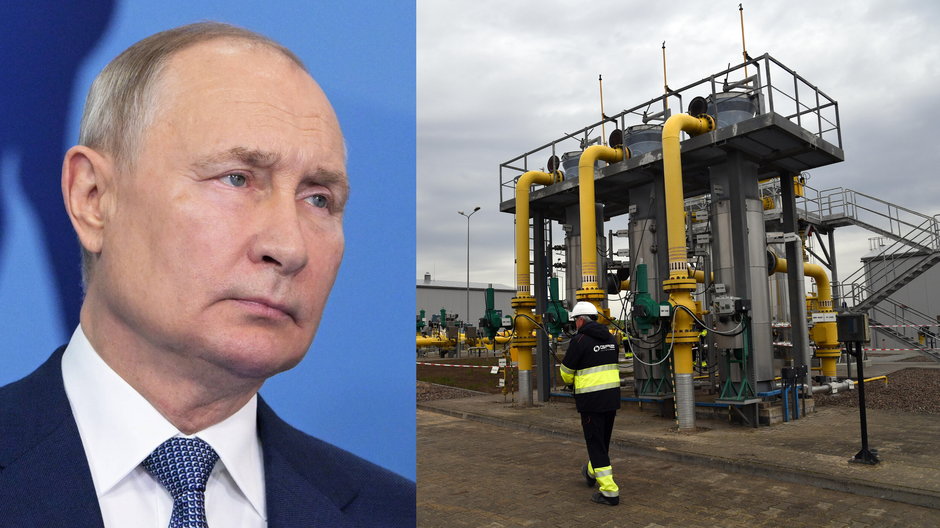 Władimir Putin i gazociąg Baltic Pipe