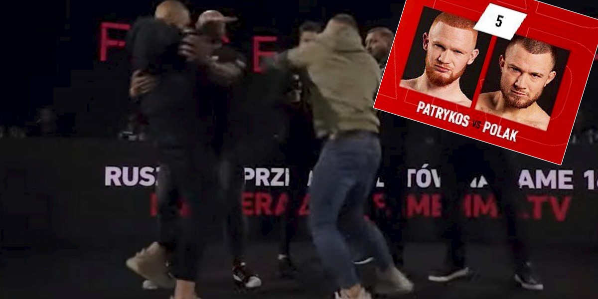 Na konferencji przed galą FAME MMA doszło do dantejskich scen.