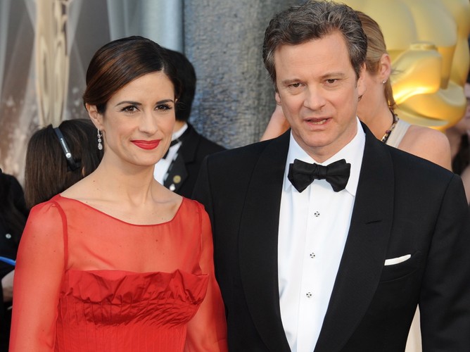 Colin Firth z żoną Livią Giuggioli