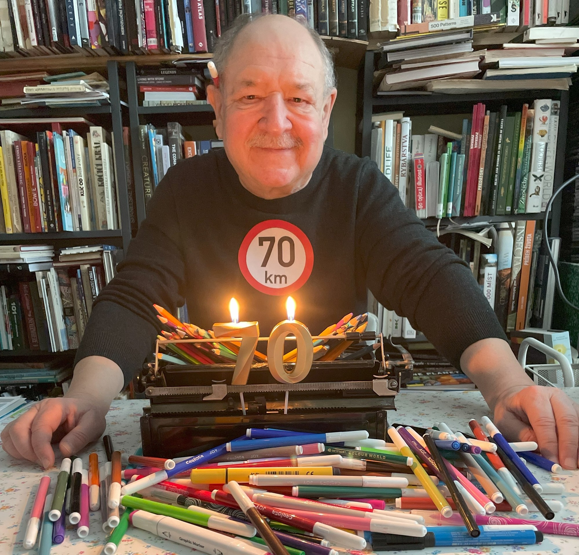 Spisovateľ Daniel Hevier.