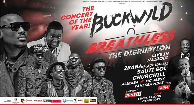 Buckwyld ‘n’ Breathless-Disruption African tour concert