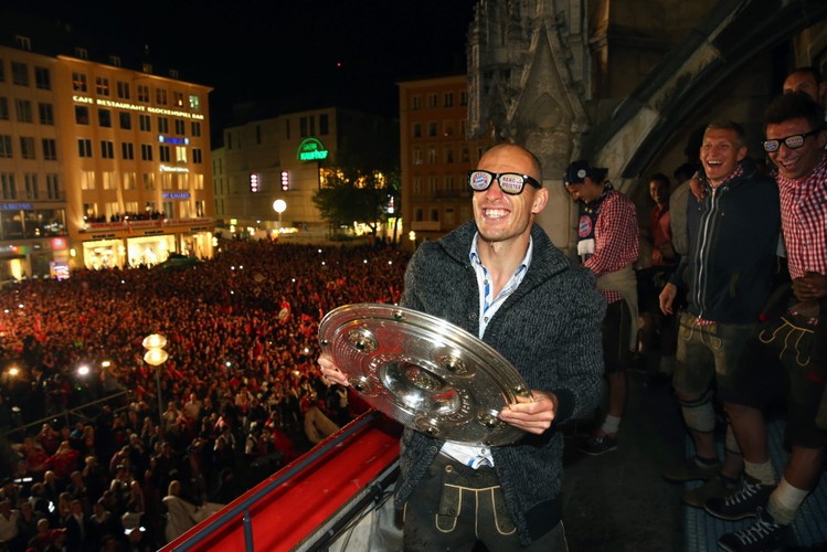 Tak piłkarze Bayernu Monachium fetowali zdobycie mistrzostwa Niemiec