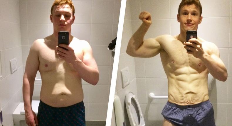 A Strict Diet Helped This Guy Lose 35 Pounds