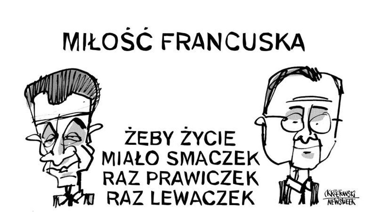 Milosc francuska francja sarkozy hollande krzętowski