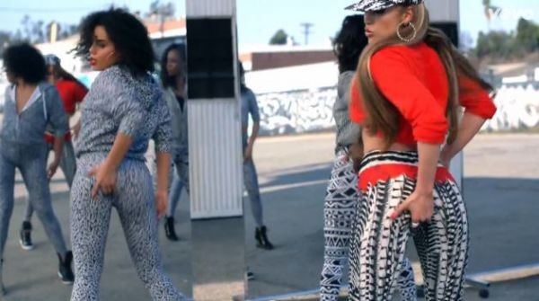 Jennifer Lopez w klipie do piosenki 'Booty'