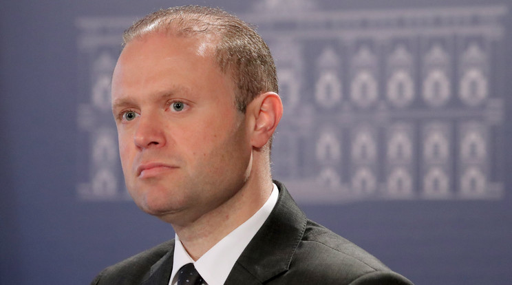 Joseph Muscat máltai kormányfő/ Fotó: MTI-EPA-Domenic Aquilina