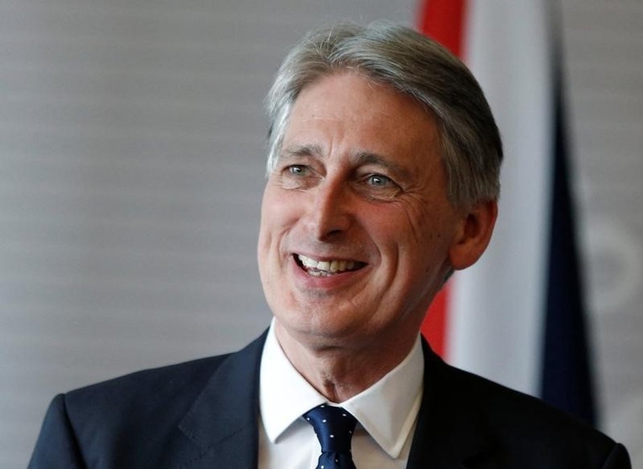 Britain's Foreign Secretary Philip Hammond listens to a journalist's questions during a news conference next to Mexico's Foreign Minister Claudia Ruiz Massieu in Mexico City