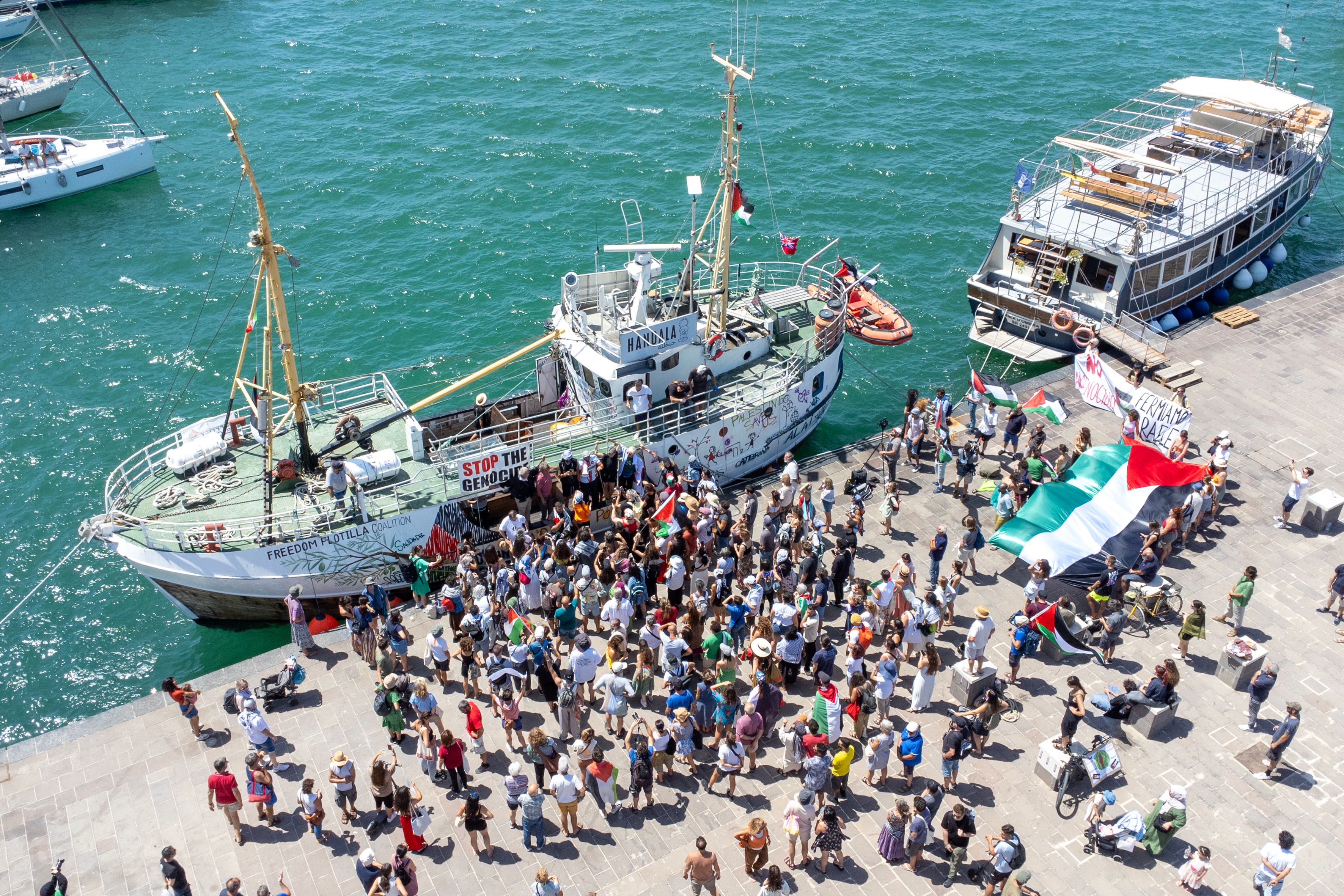 Israele intercetta nave Freedom Flotilla diretta a Gaza