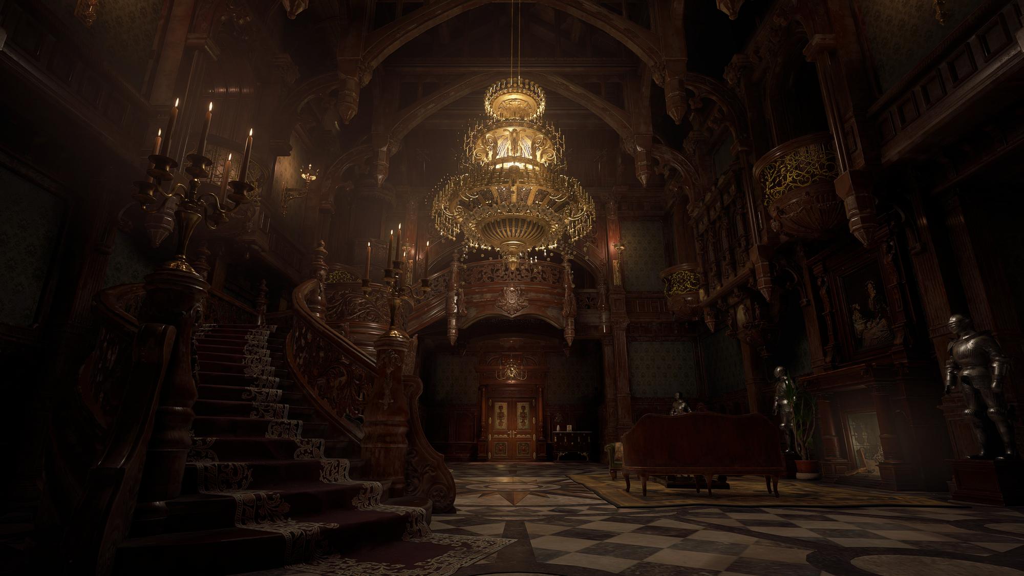 Oficiálny obrázok z hry Resident Evil Village.