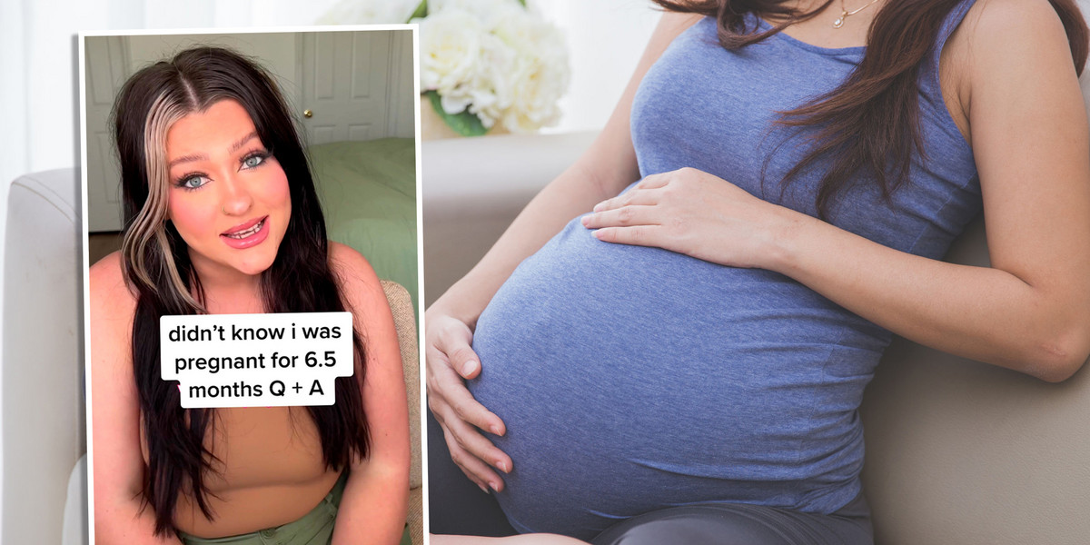 USA. Tiktokerka przez kilka miesięcy nie wiedziała, że jest w ciąży.