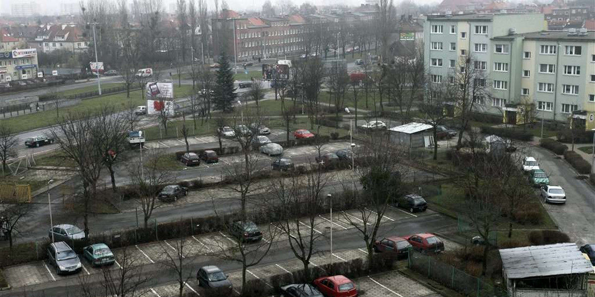 spółdzielnia, parking, Gdańsk