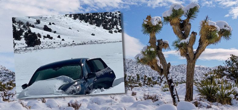 81-latek z Kalifornii utknął przez burzę śnieżną. Spędził tydzień w aucie. Jadł śnieg, by przeżyć