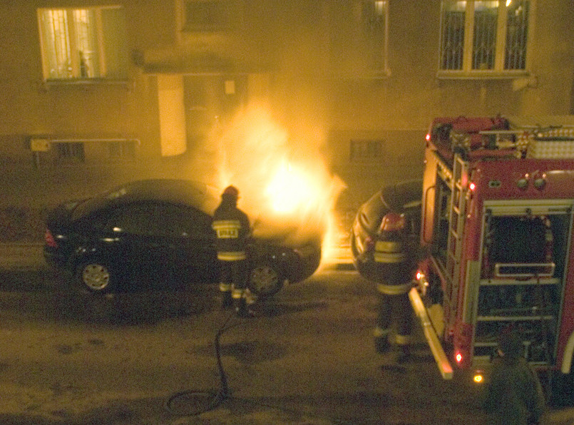 Auto Julii Pitery zostało podpalone