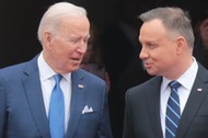 Joe Biden i Andrzej Duda