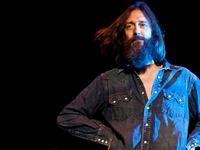 Lider The Black Crowes, Chris Robinson na Bilbao BBK Live Festival 2011 w hiszpańskim Bilbao