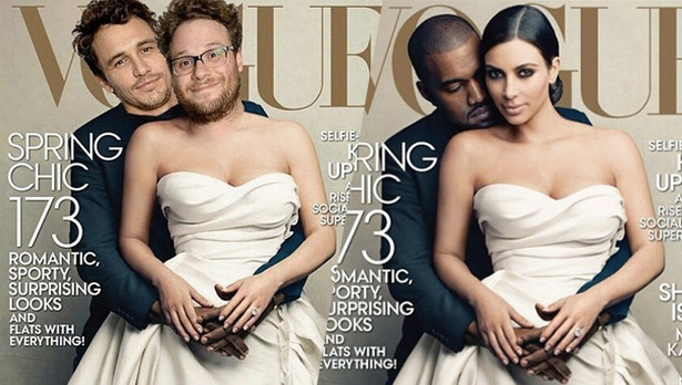 James Franco i Seth Rogen znów drwią z Kanye Westa i Kim Kardashian