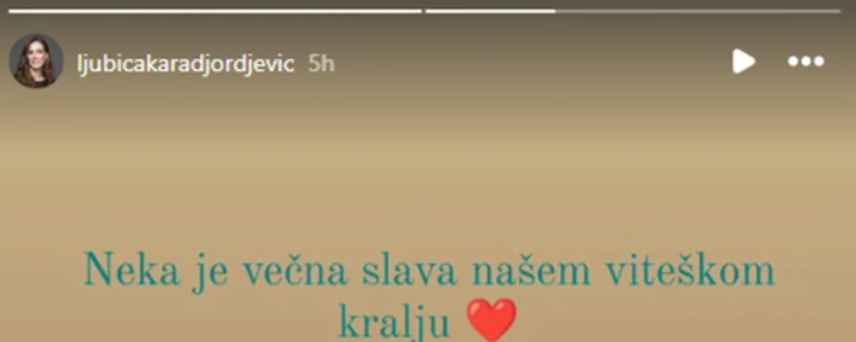 Ljubica na Instagramu