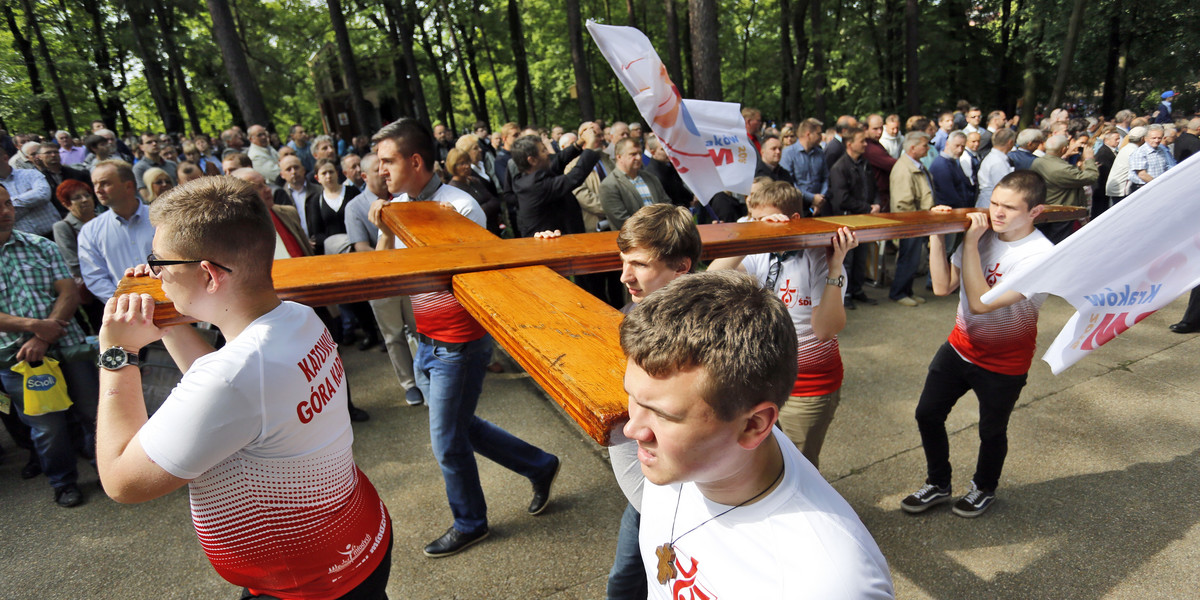 Piekary Śląskie. Pielgrzymka mężczyzn 