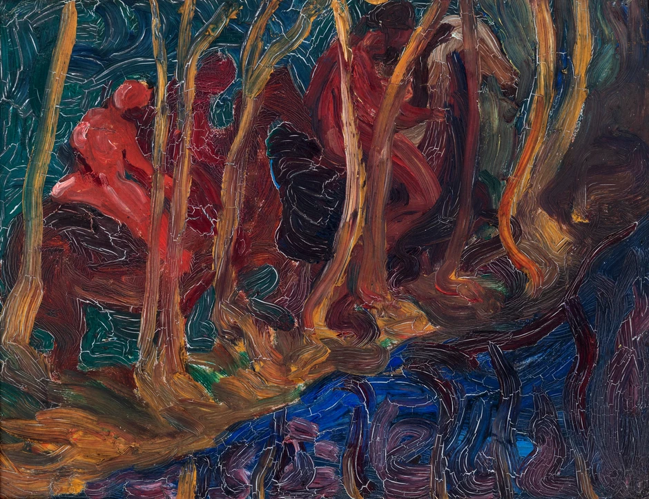 Crveni јahaci (jahaci u Bulonjskoj sumi), oko 1910 Muzej savremene umetnosti, Beograd