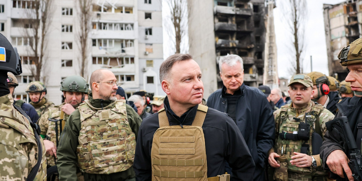 Prezydent Andrzej Duda przyznał, że niektóre sceny z Borodzianki pozostaną z nim do końca życia.