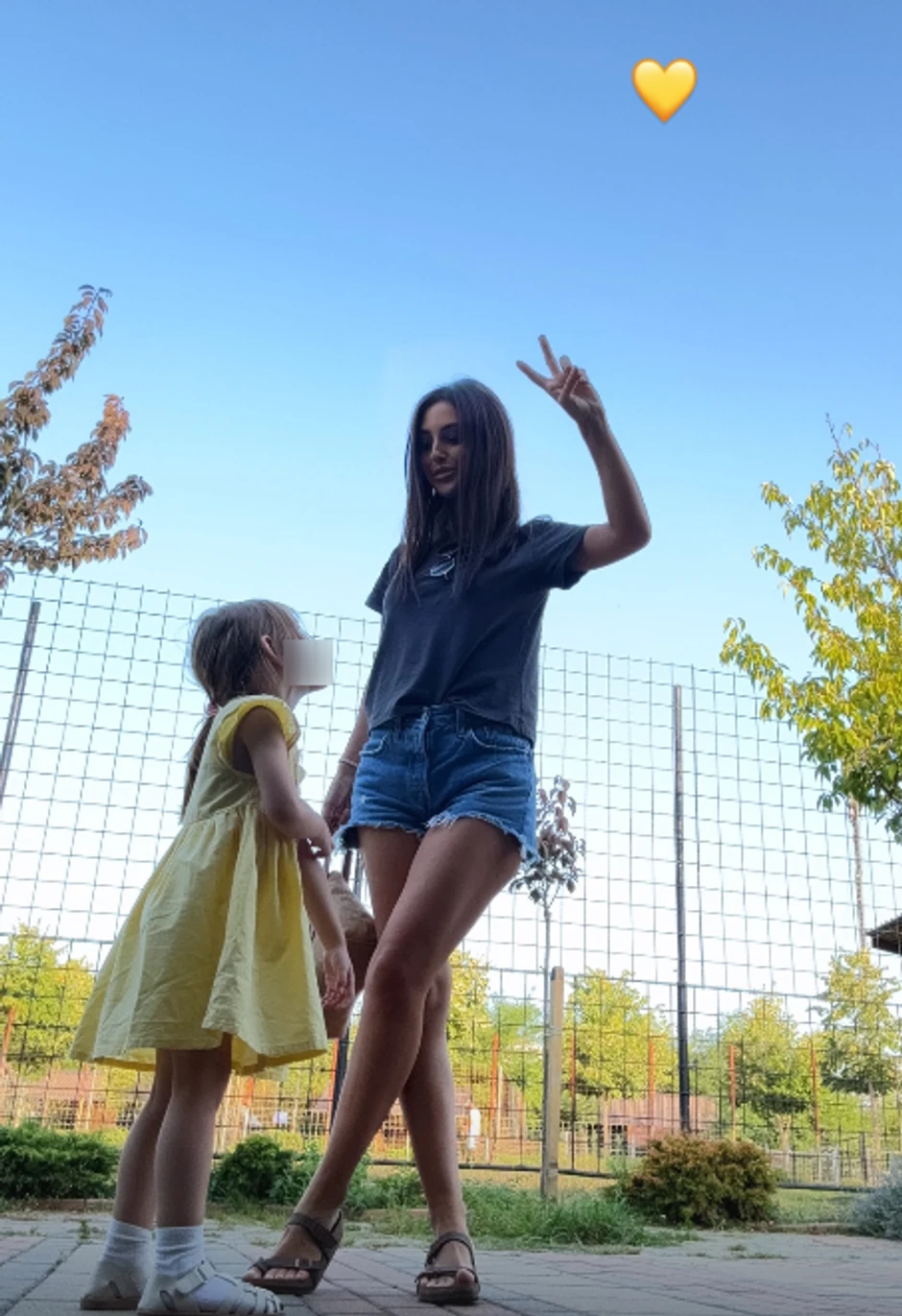 Dada Mešaljić sa ćerkom