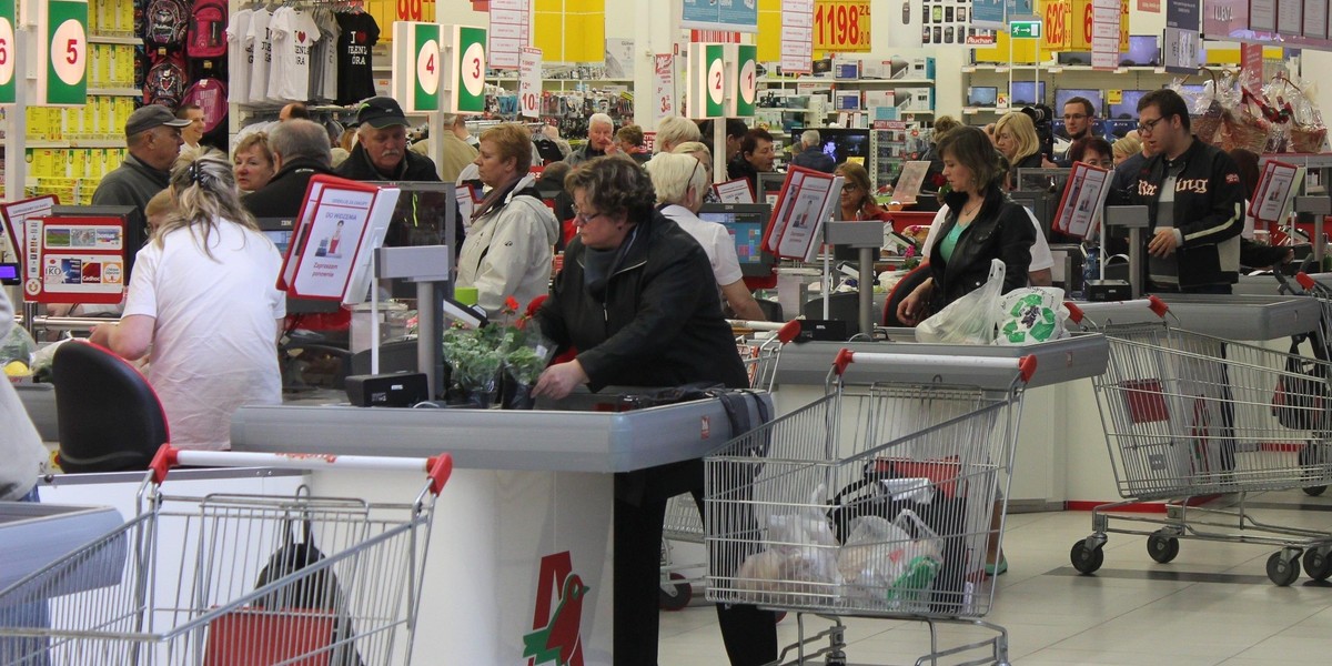 WIELKIE OTWARCIE HIPERMARKETU AUCHAN W JELENIEJ GORZE