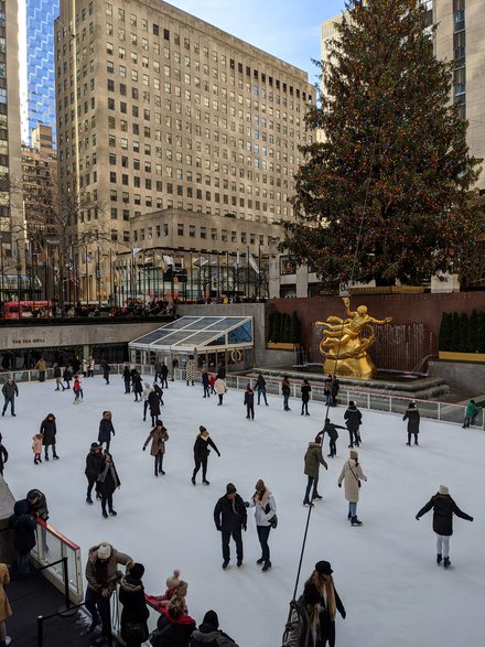 Lodowisko przy Rockefeller Center