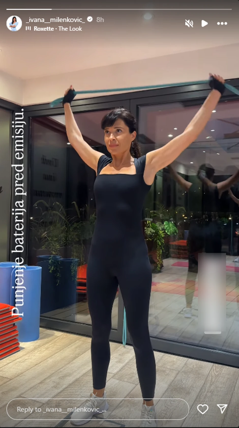 Ivana Milenković pokazala kako vežba