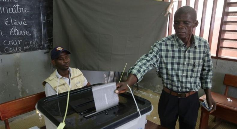 The election was the first major vote in the oil-exporting West African country since a presidential poll in 2016