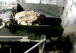 Samac oprema za ilegalnu preradu duvana