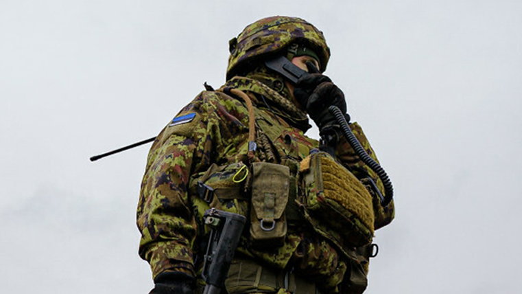 Estoński żołnierz