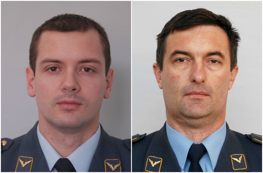 Piloti Dejan Pandurović i Nenad Ćulibrk
