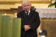 Katedra na Wawelu. Pogrzeb księdza prałata Zdzisława Sochackiego. Na zdjęciu: Jarosław Kaczyński