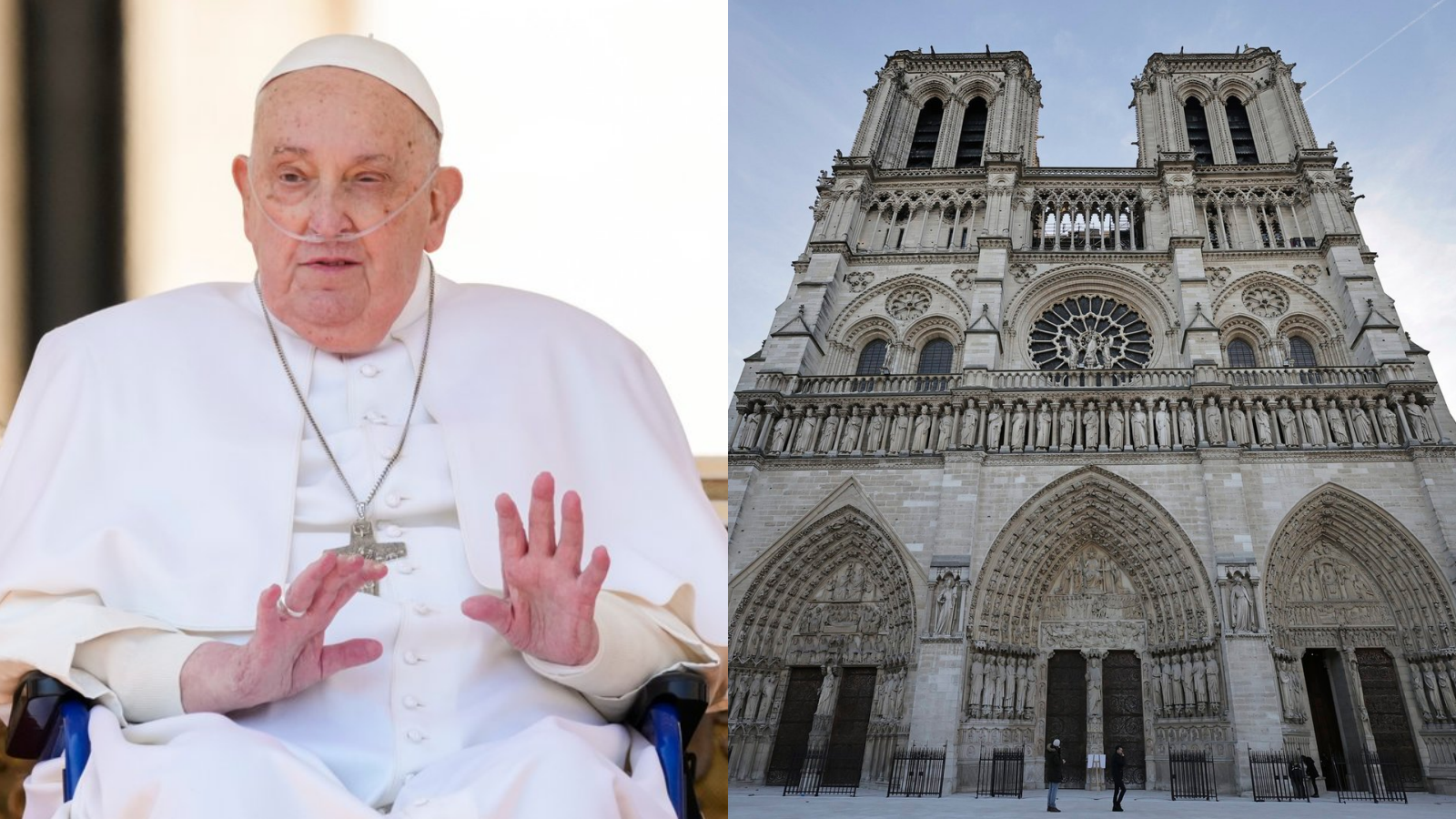 Zvon na parížskej katedrále Notre-Dame sa na počesť pápeža rozozvučal 88-krát.